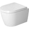Duravit Toilet Wm, 18 7/8", Me By Starck Washdown, 4.5 l gpf, Wall Mount, White Alphin 2530090092 - alternate 1